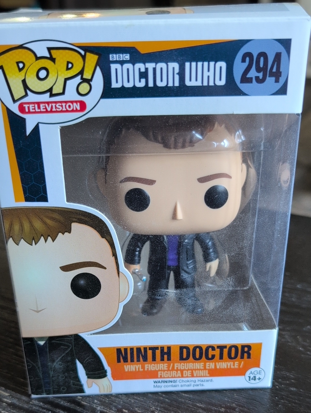 Funko Pop! Television Doctor Who Ninth Doctor – Black, Brown, Purple